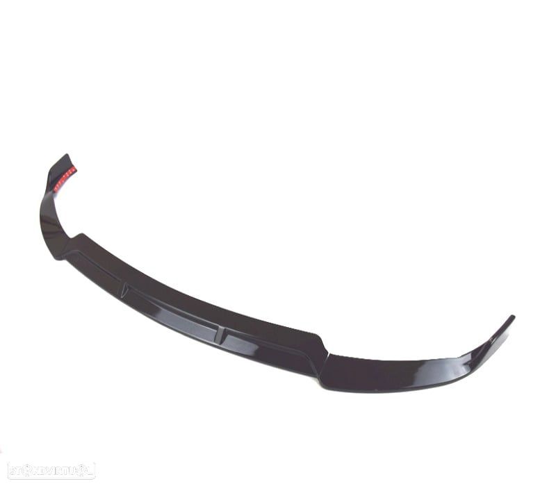 SPOILER LIP FRONTAL MERCEDES CLASE C W205 14-18 LOOK AMG PRETO BRILHANTE - 2