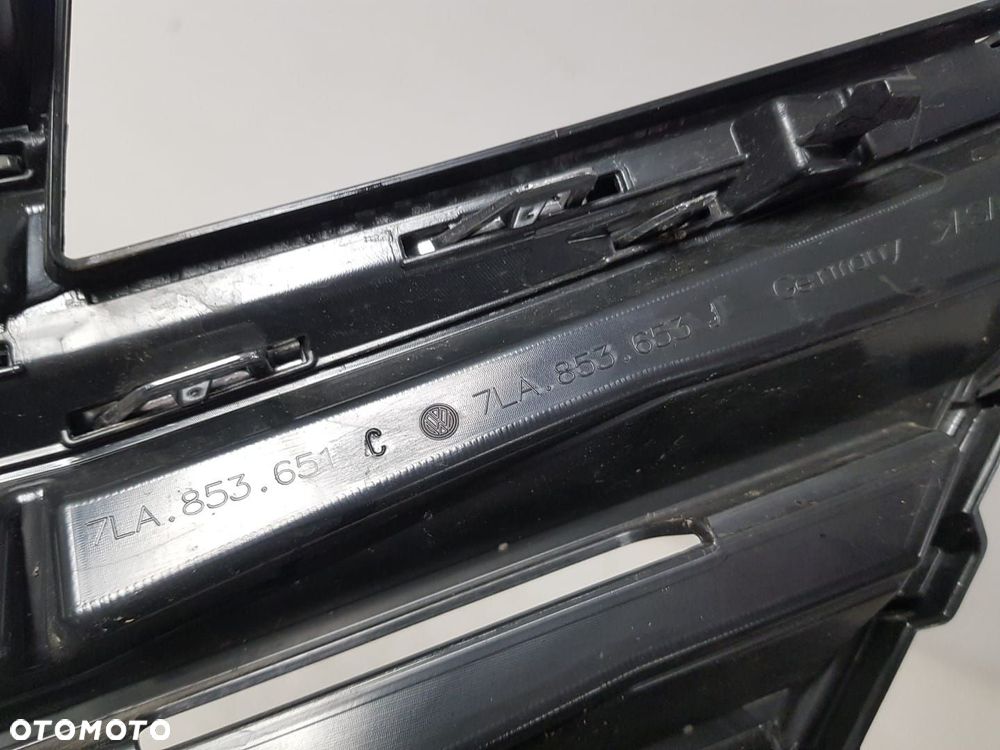 GRILL ATRAPA + WZMOCNIENIE KOMPLET VW T6 LIFT 7LA 7LA853651C 7LA807699D 7L - 6