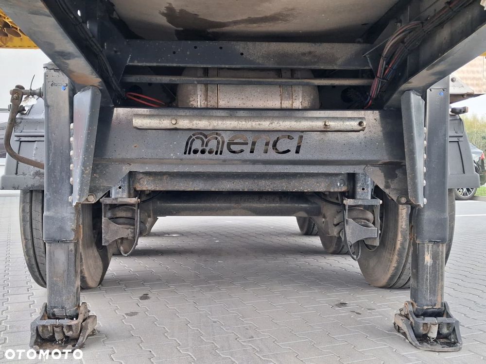 Menci Stalowa wywrotka 27m3, Elektryczny dach, Hardox - 12