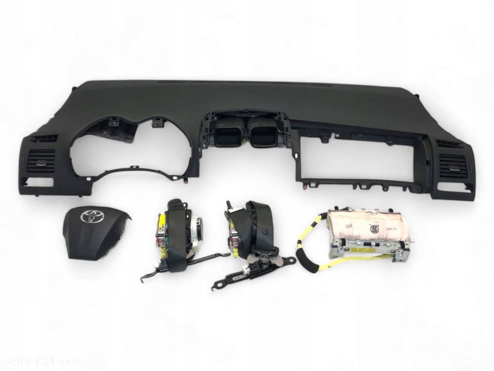 Toyota Auris I E15 LIFT 2010-2012 Deska rozdzielcza konsola airbag
