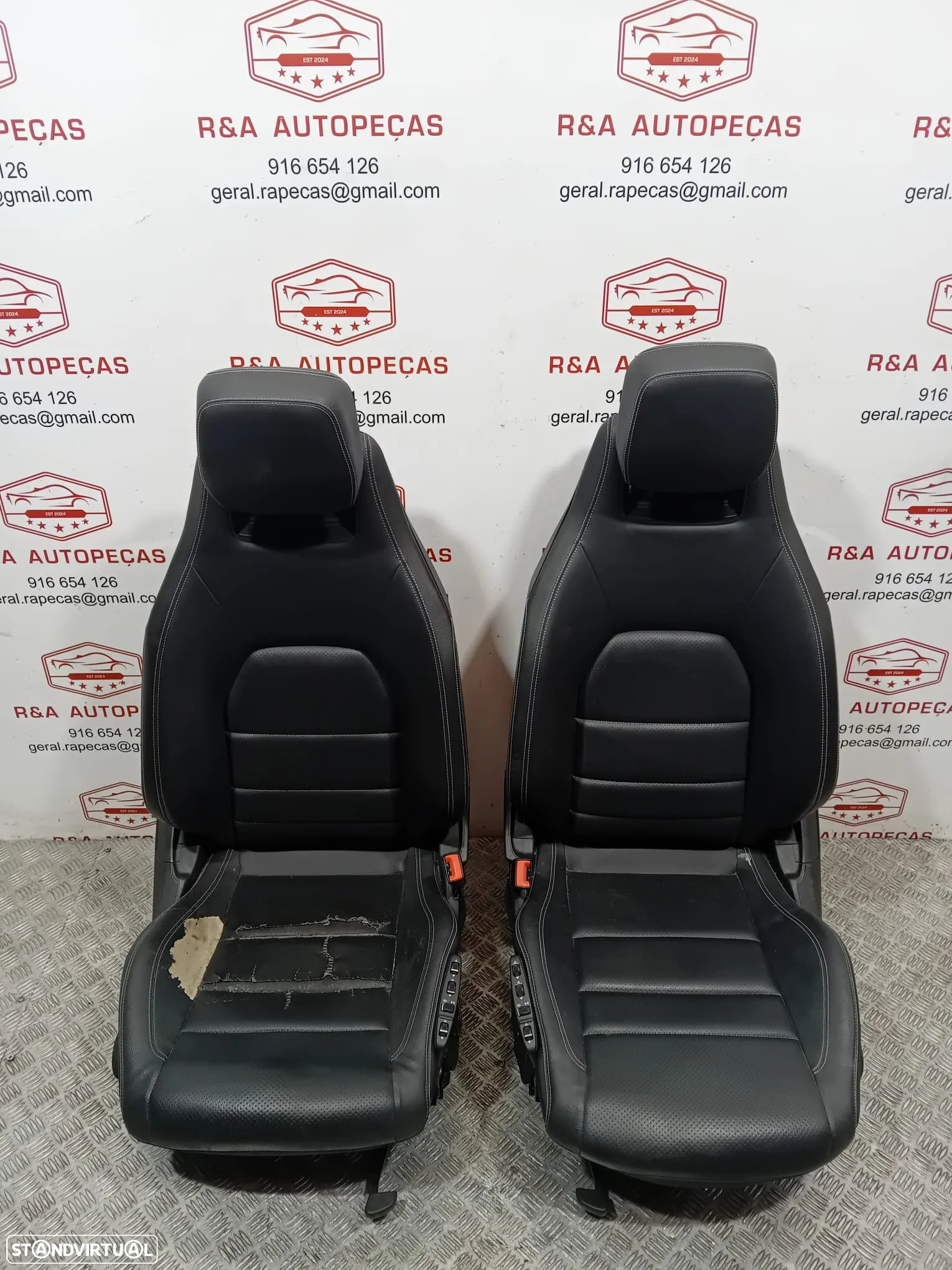 Conjunto de Bancos Mercedes Class E Coupé W207 Elétricos em Pele Original - 8