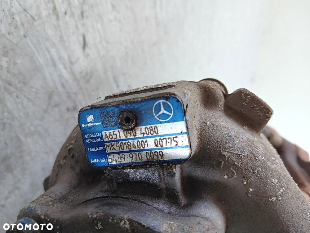 TURBINA MERCEDES-BENZ KLASA C W204 10009700019  54399700099 53049700094 2.2 - 9