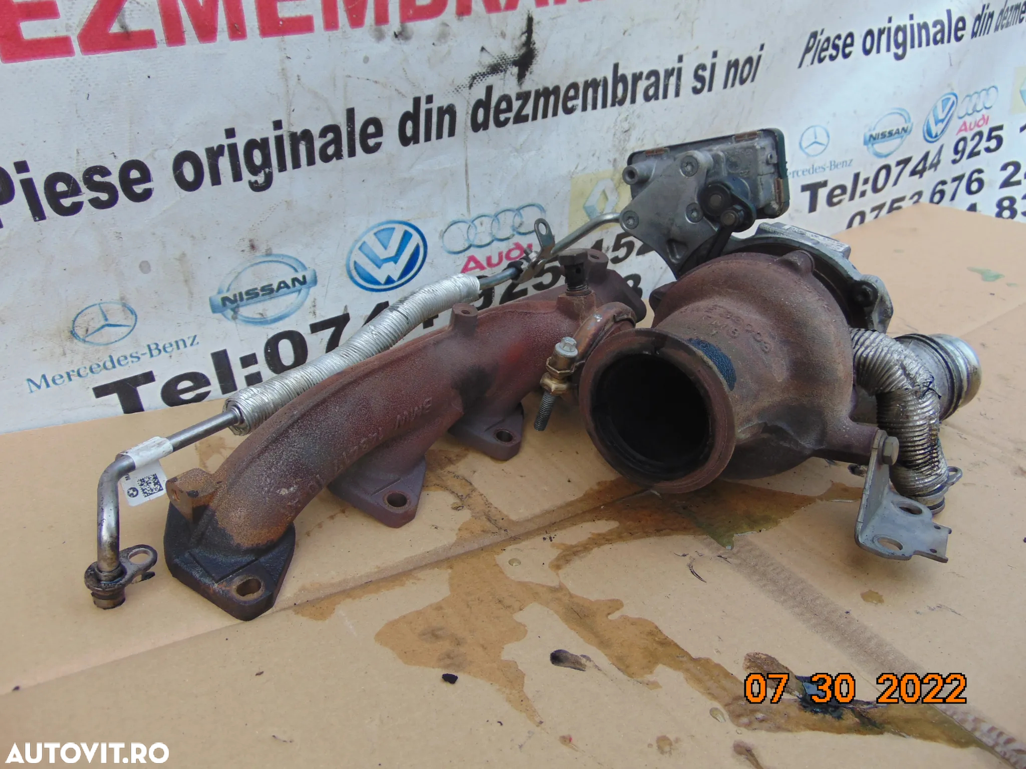 Turbina BMW 2.0 b47 f30 f20 f31 f32 f33 f34 f21 f22 f23 x1 x2 x3 x4 f48 f80 mini f45 f10 f11 euro 6 - 3