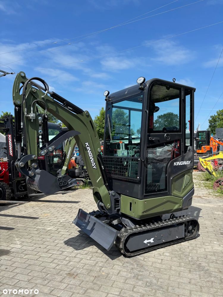Kingway Koparka 1600kg S16K + Kciuk Hydrauliczny - 6