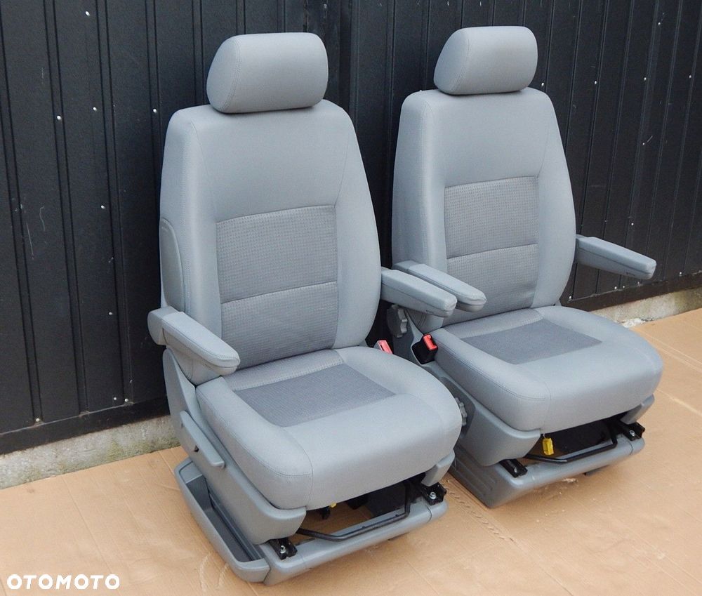 vw t5 t6 multivan fotel kierowcy pasażera prawy lewy przód komplet - 2