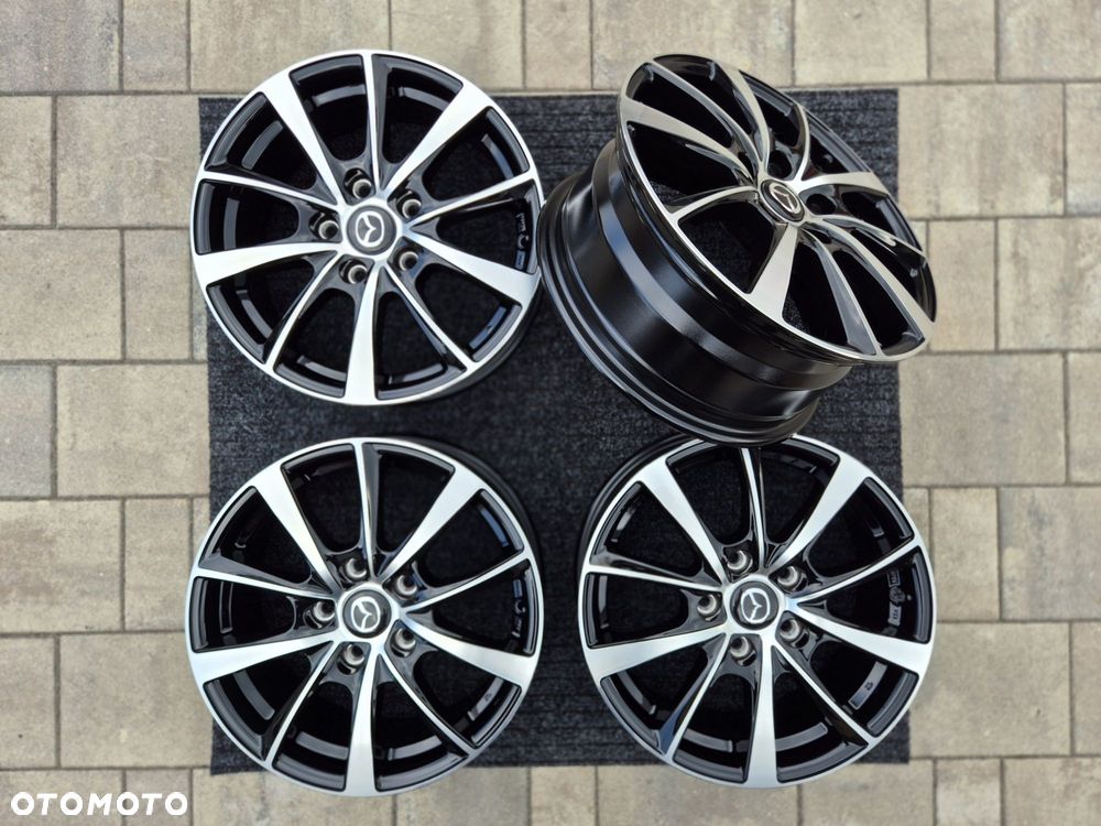 Mazda 16 " Felgi Nowe 5x114,3 CX-3 MX-5 Premacy 3 / 5 / 6 Czarny / Poler - 8