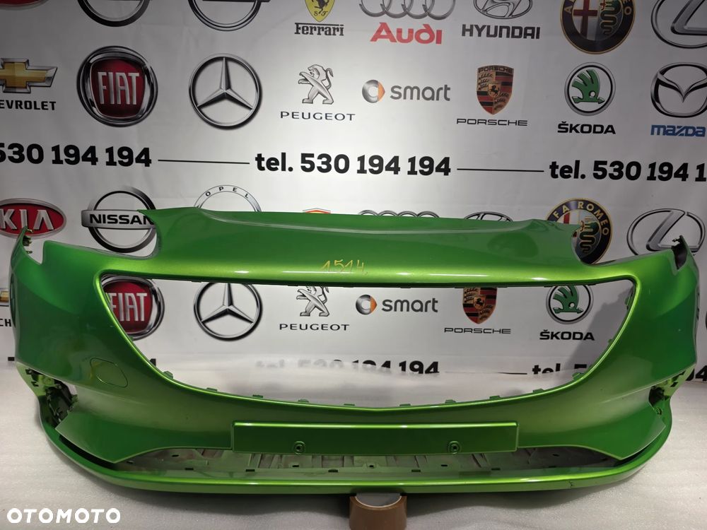 OPEL CORSA E 14- ZDERZAK PRZEDNI PRZÓD , NR 39003567 , KOLOR ZIELONY METALIK , NR AUKCJI NZ1514 - 1