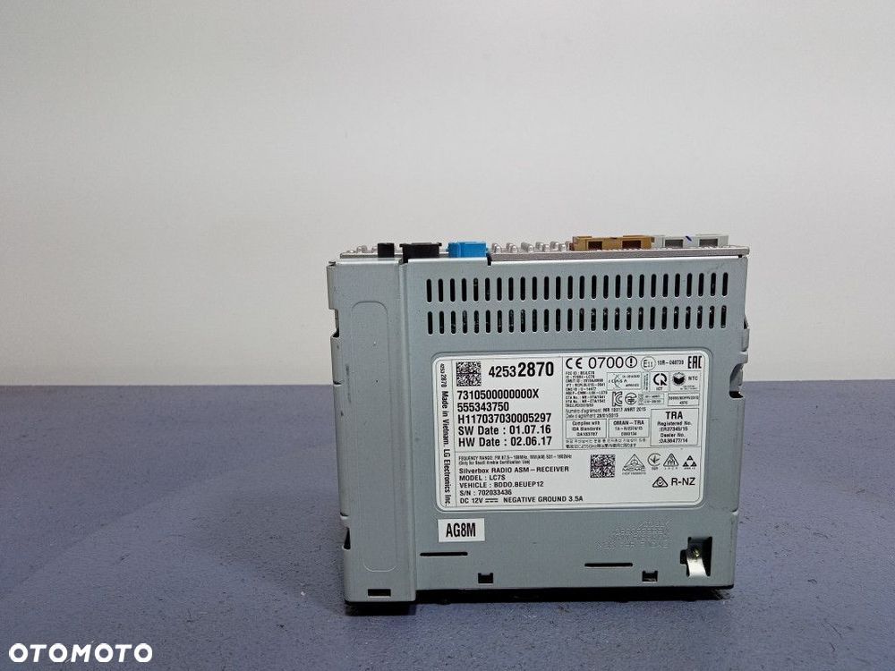 OPEL ASTRA K V MODUŁ RADIO SILVERBOX 42532870 - 1