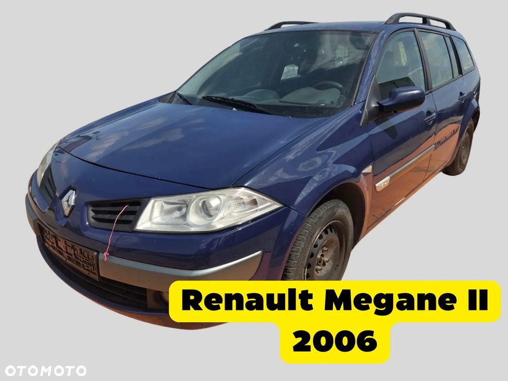 Renault Megane II 2006  Silnik 1.6 16V (K4M812) 113KM (83kW) OV460 Na części silnik, maska, drzwi, zderzak, klapa bagażnika, lampa - 1