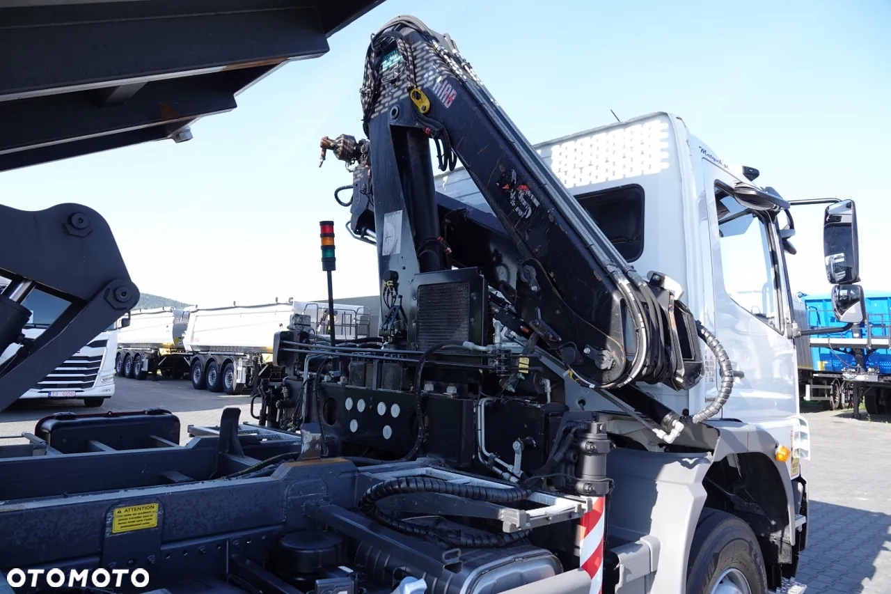 Mercedes-Benz ATEGO 16.24 / 4X4 / WYWROTKA + HDS HIAB 111 BS-2  / PILOT /  ROTATOR /MANUAL - 13