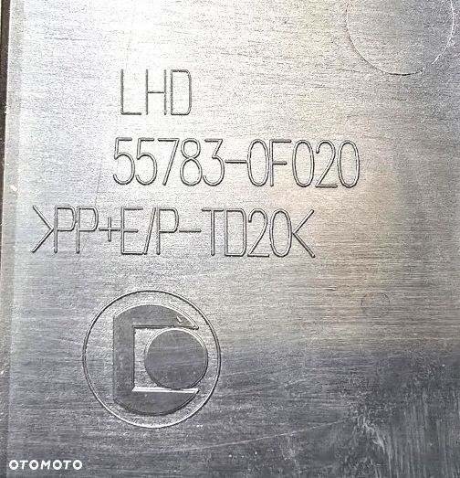 podszybie plastikowe kpl toyota verso eur 557810f050 / 557810f060 - 7