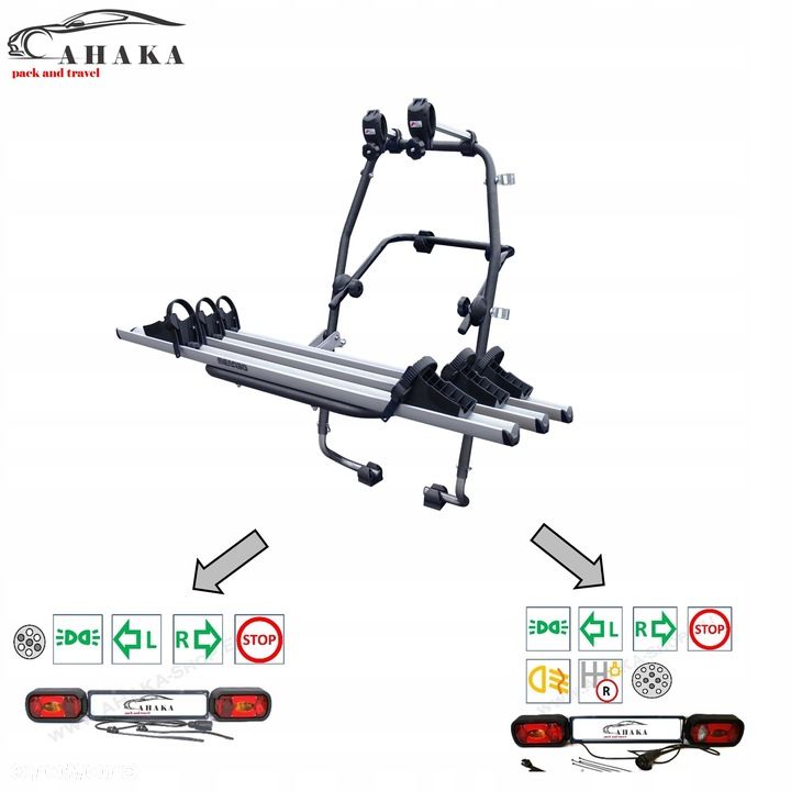 BAGAŻNIK NA KLAPĘ NA 3 ROWERY STAND UP MENABO - 7