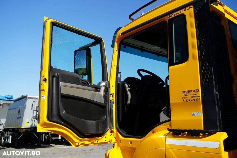 MAN TGS 35.500 / 8x4 / BASCULANTE / HYDROBURTA / BORDMATIK / NAVI / 2019 - 25
