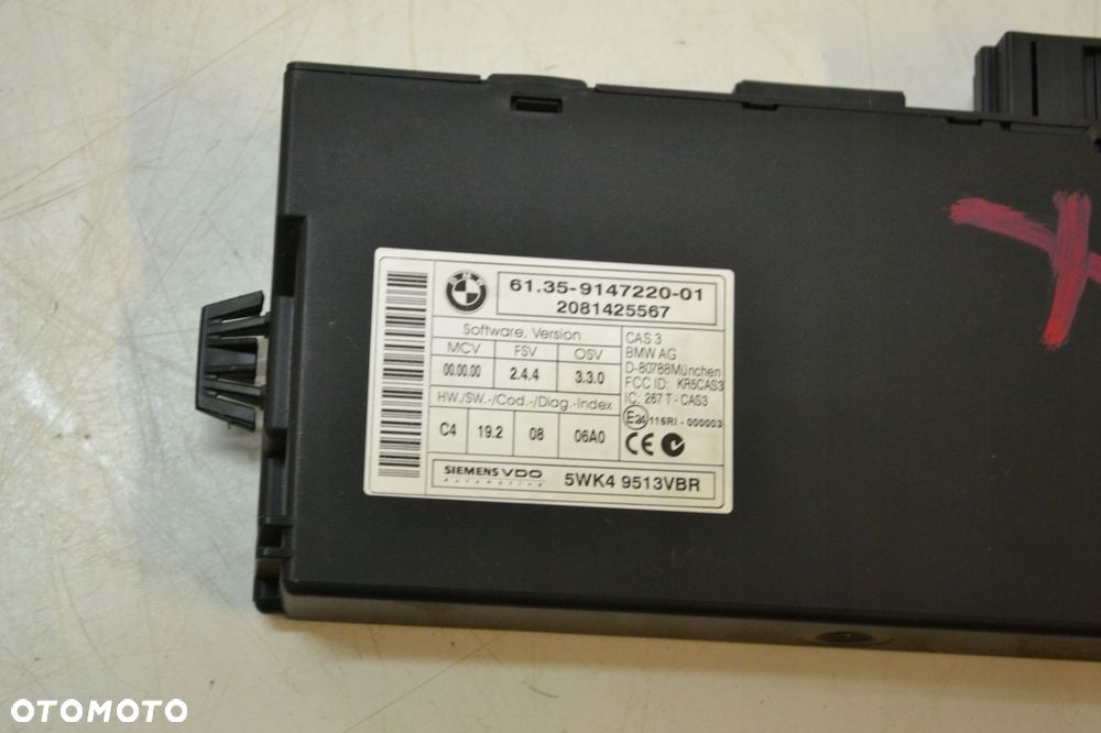 BMW E81 E87 116i 118i 120 N43 STEROWNIK SILNIKA ZESTAW DO ODPALENIA 7579142 - 7