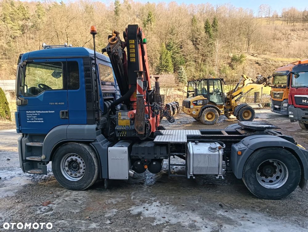 MAN TGS 18.400 + Palfinger PK 22000 | Euro 5 | Tylko 417 tys. km | ciągnik siodłowy HDS żuraw dźwig