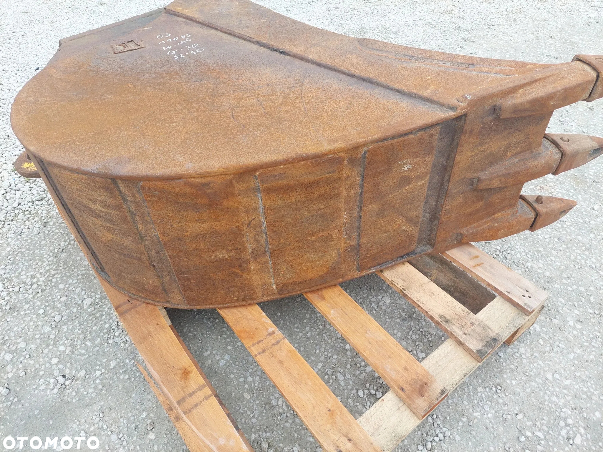 Łyżka 40cm do kopania koparki na szybkozłącze Nado SK 15 20 Komatsu PW PC 130 138 140 148 160 180 210 - 5