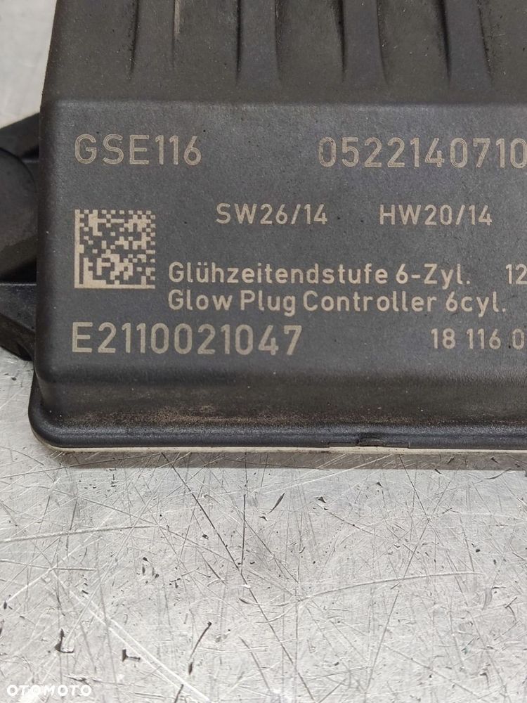 MERCEDES E KLASA W212 3.0 CDI STEROWNIK ŚWIEC ŻAROWYCH E2110021047 - 2