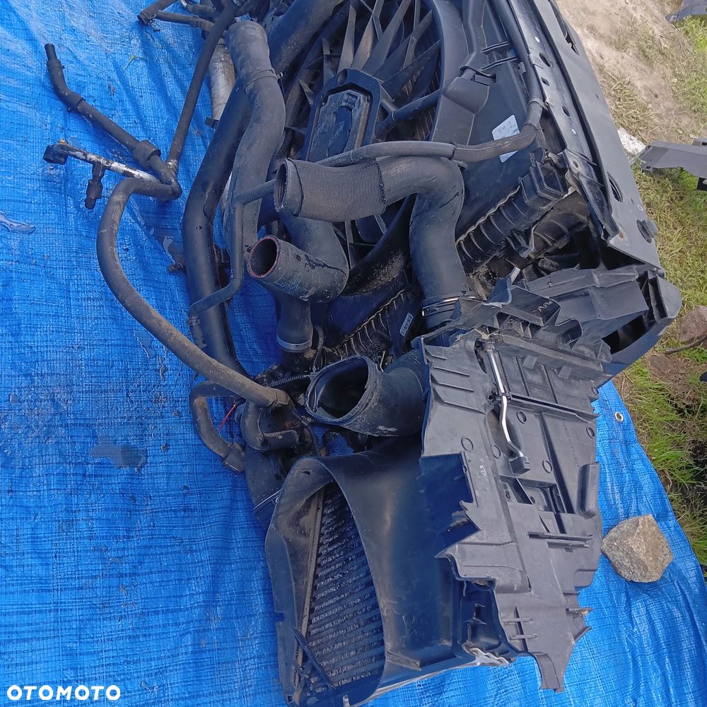 PAS PRZEDNI WZMOCNIENIE CZOŁOWE PAS CHŁODNICE WENTYLATORY VW TOUAREG 3.0 TDI KOMPLET - 9