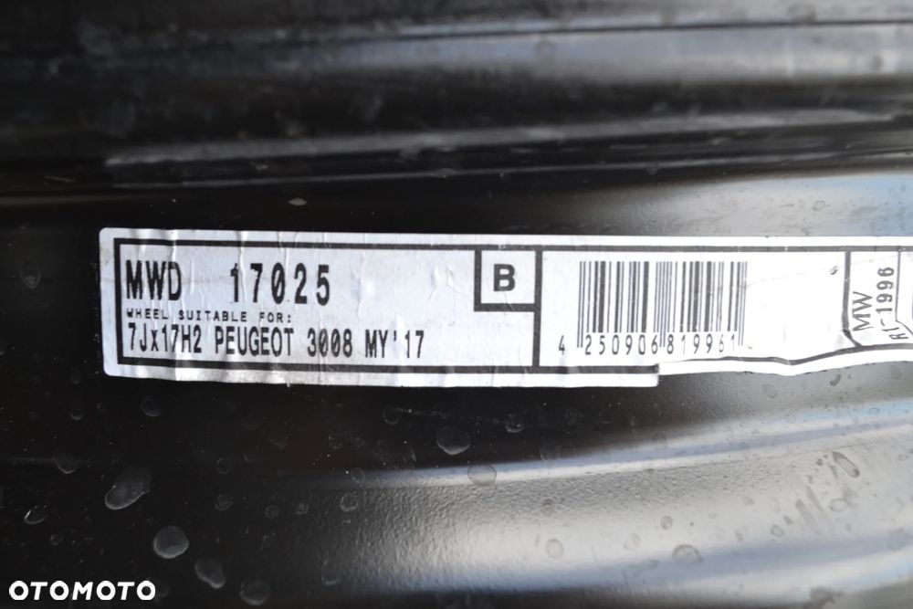 FELGI STALOWE OPEL CITROEN PEUGEOT 5x108 7J17 ET 42 x4szt F-729 - 8