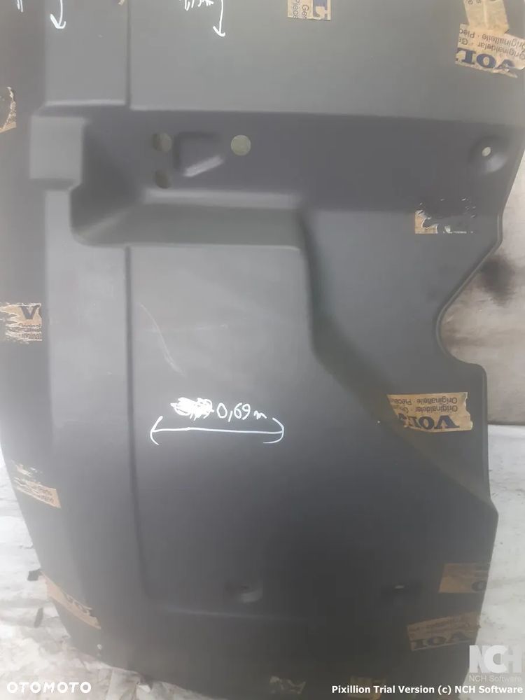 ładowarka czołowa volvo l70h l70g błotnik tył prawy nadkole przednia część nowa oryg - 3