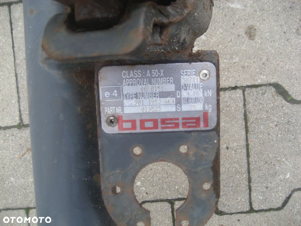 volvo 850 kombi 93-96r hak holowniczy wypinany firmy bosal a50x - 5