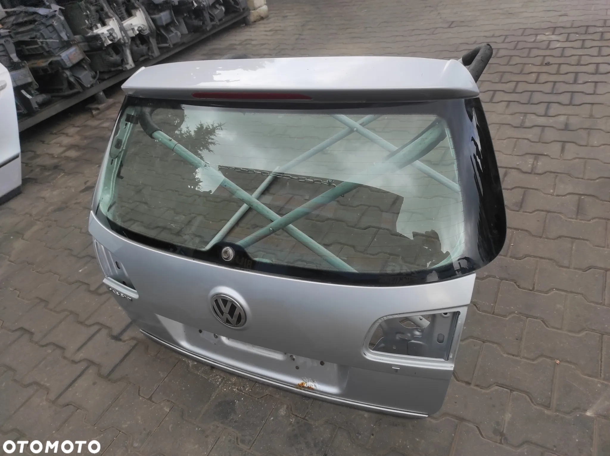 KLAPA BAGAŻNIKA SZYBA KLAPY TYLNA VW PASSAT B6 LA7W SREBRNA WYSYŁKA !!! - 3