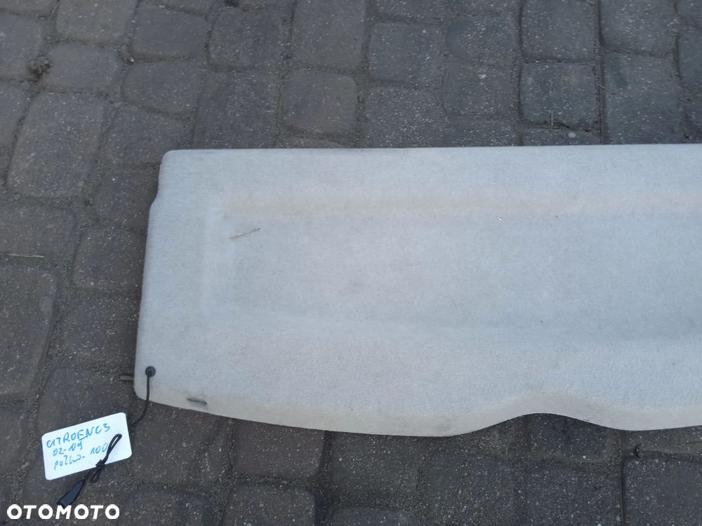 PÓŁKA BAGAŻNIKA CITROEN C3 02-09 - 2