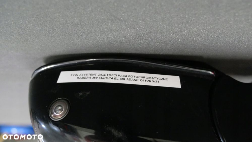 bmw f26 lusterko lewe 9 pin m-pakiet shadowline kamera asystent 7396097 x4 - 9