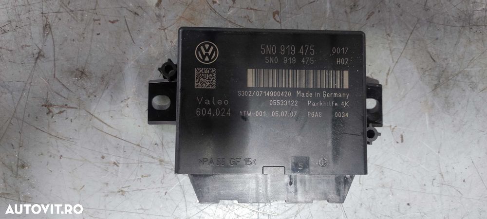 Calculator senzori parcare volkswagen vw tiguan 2009 cod 5N0919475 - 3