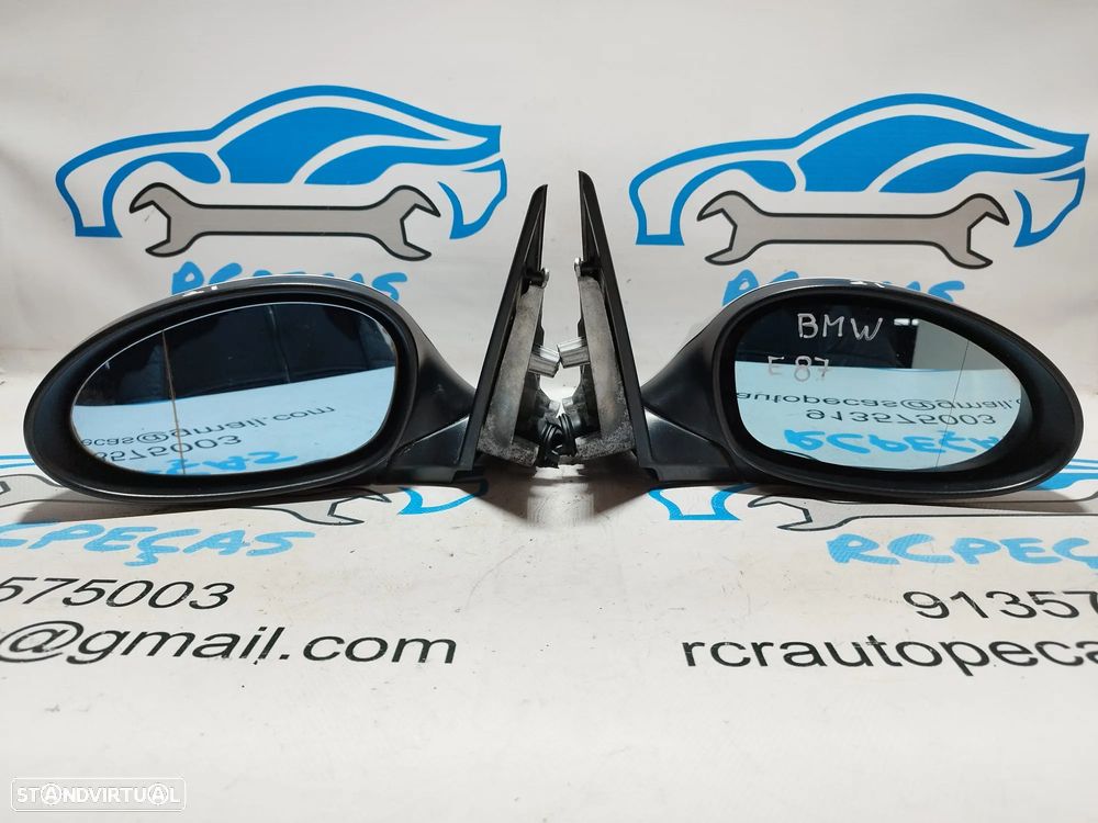 ESPELHO RETROVISOR ESQUERDO DIREITO BMW SERIE 1 E87 51167268124 7268124 51167268123 7268123 ELETRICO AQUECIDO ESPELHOS RETROVISORES - 3
