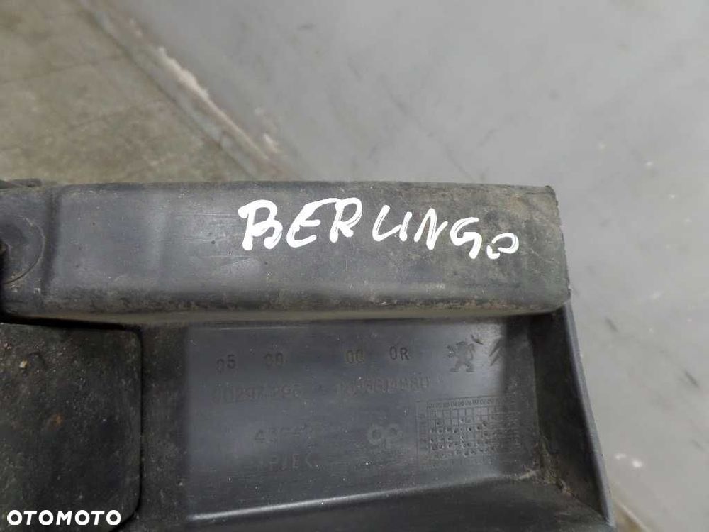 CITROEN BERLINGO PARTNER II LIFT 02-10 BELKA WZMOCNIENIE ZDERZAKA PRZOD 9643814880 - 9