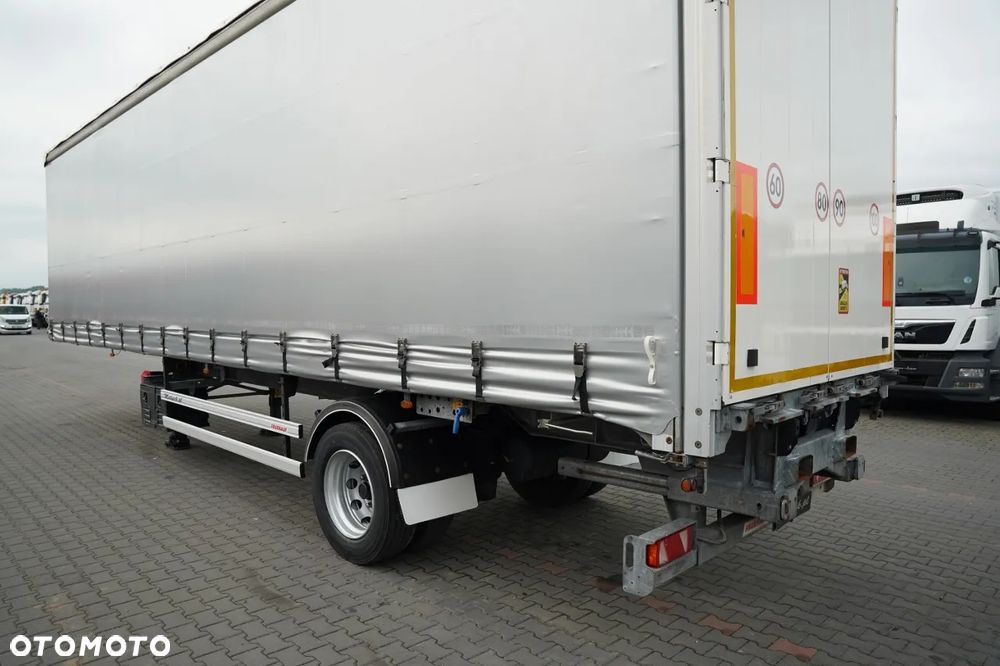 Fruehauf FIRANKA  11 M / OŚ SKRĘTNA / BLIŹNIAK / ZAWIESIE NA WÓZEK / MOCNA PODŁOGA - 11