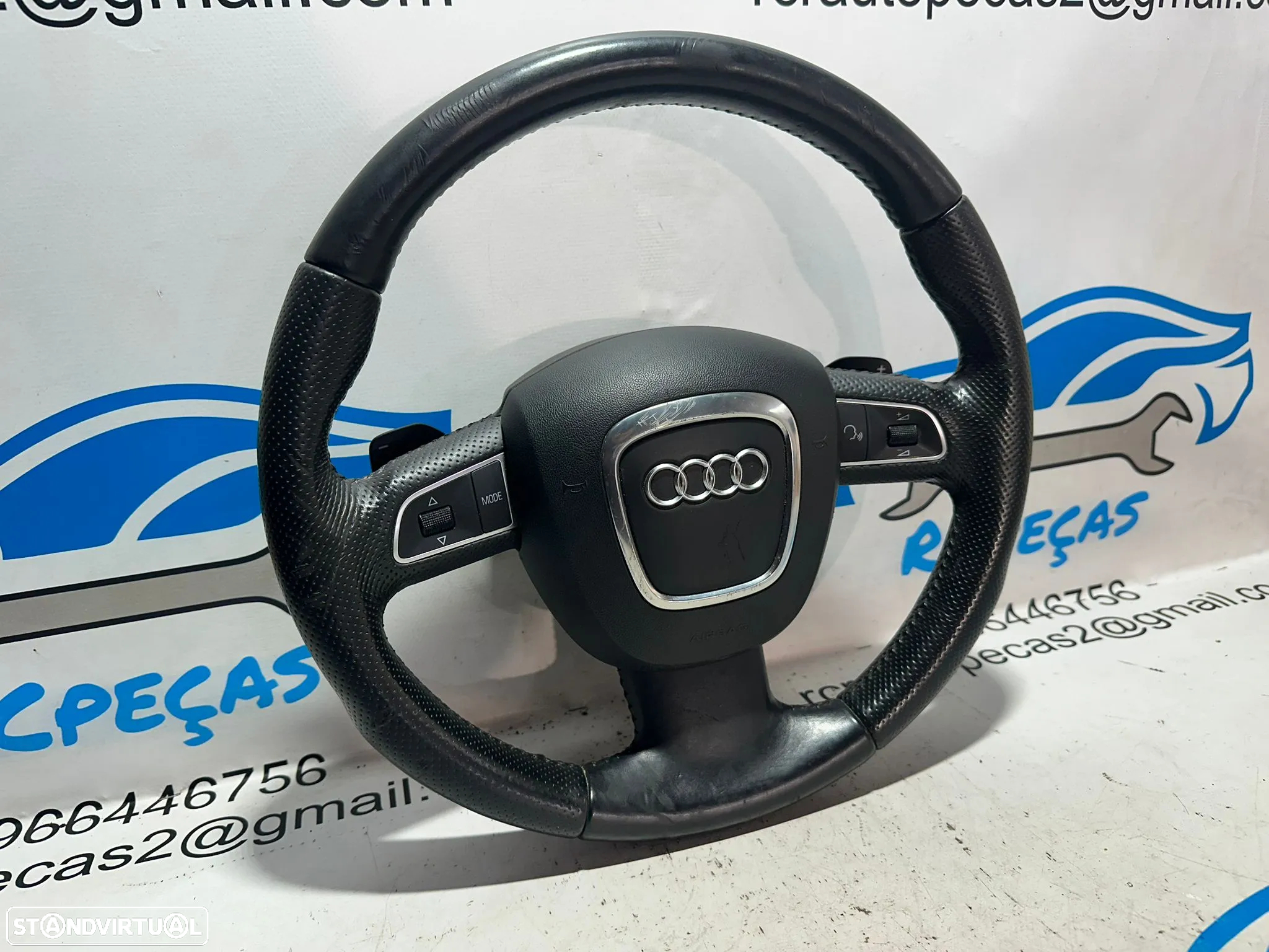 Volante Airbag Multifunções Botões Patilhas Original Audi A3 8P DSG 8R0419091GTNA 2008 - 2012 - 3
