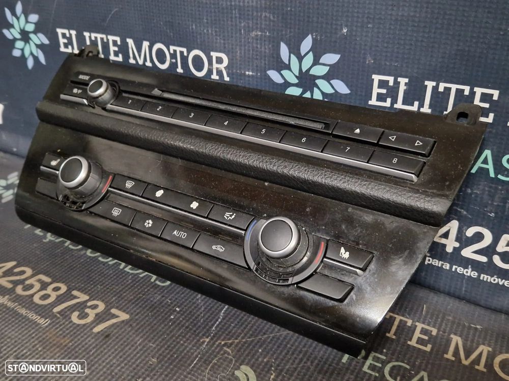 Climatronic usado BMW SERIE 5 F10 F11 9249708-01 display radio - 3