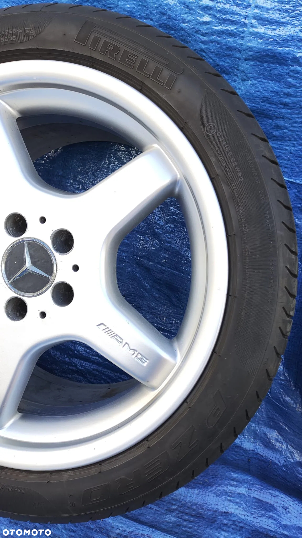 FELGI ALUMINIOWE ALUFELGI OPONY KOŁA 8.5J 9.5J 18 AMG ORYGINAŁ A2304012002 A2304012102 MERCEDES SL R230 W230 - 11