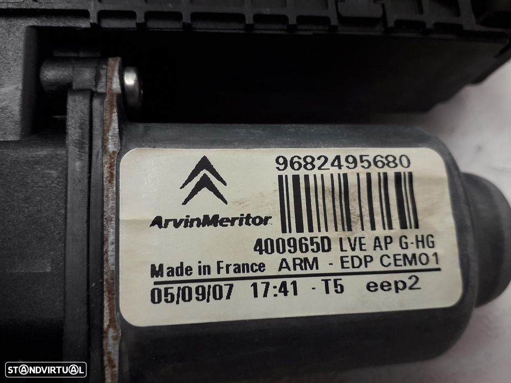 ELEVADOR DE VIDRO FRONTAL ESQUERDO CITROEN C4 PICASSO I LIMUSINA 2007 - 3