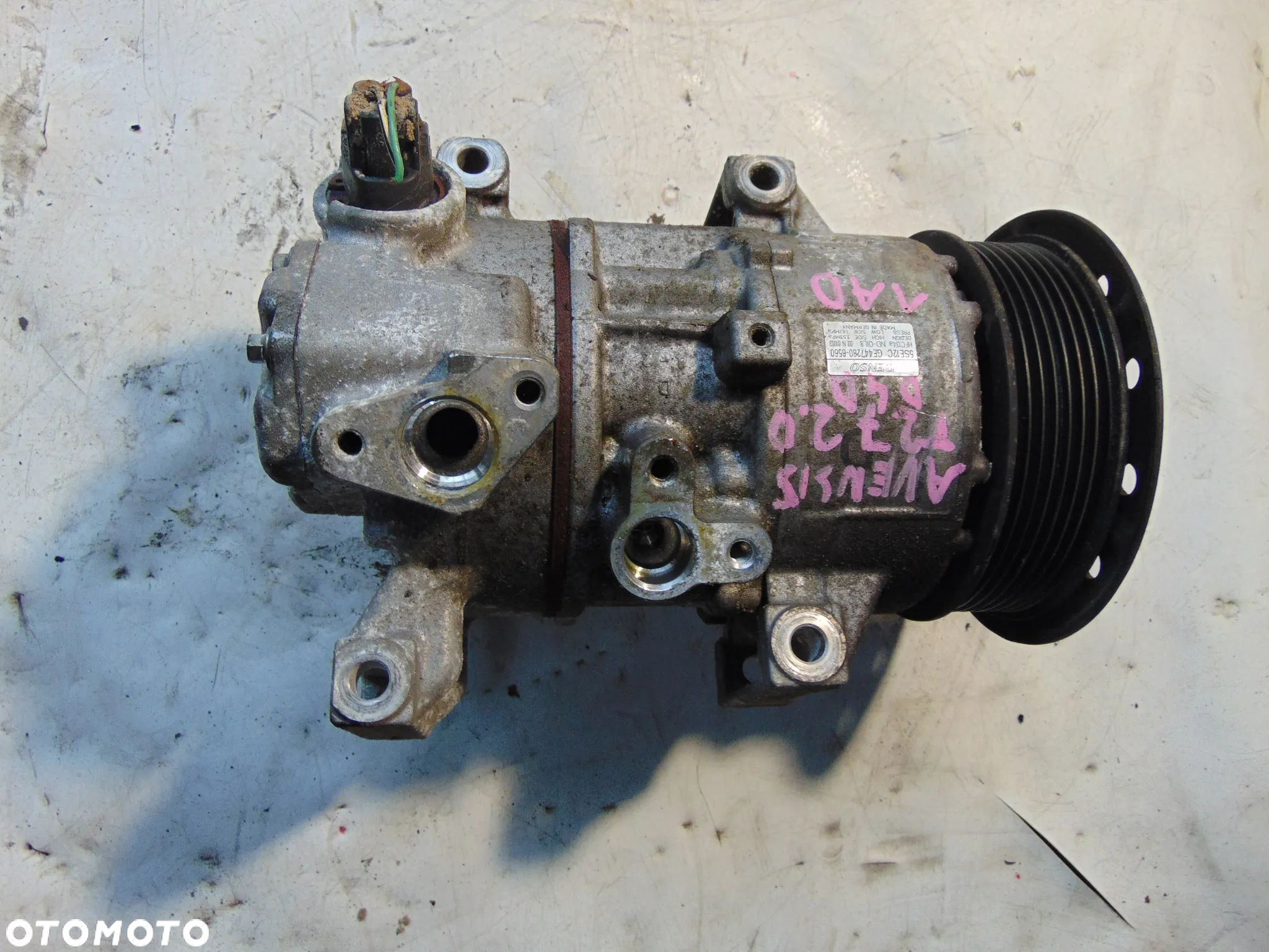 Sprężarka klimatyzacji rav 4 2,0 d4d - 4