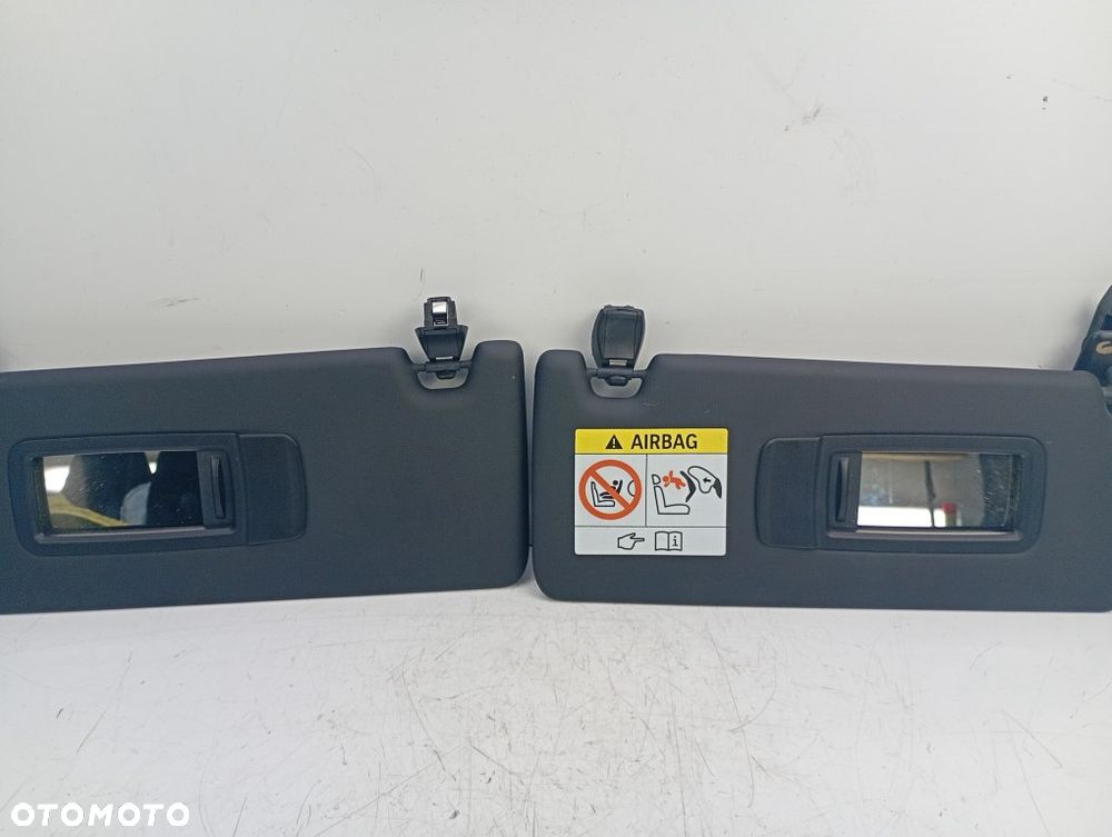 osłona przeciwsłoneczna prawa lewa daszek słonecznik bmw 3 G20 G21 m-pakiet 07K91347C 8092729-04 - 4