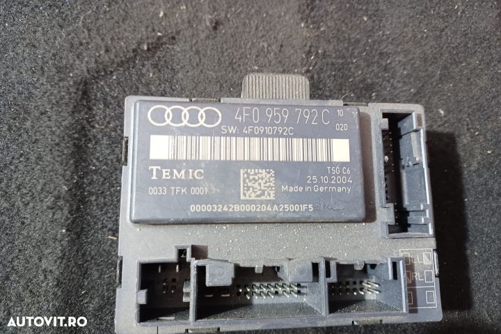 Modul control usa fata dreapta 4F0959792C 4F0959792F Audi A6 4F/C6 [2 - 3