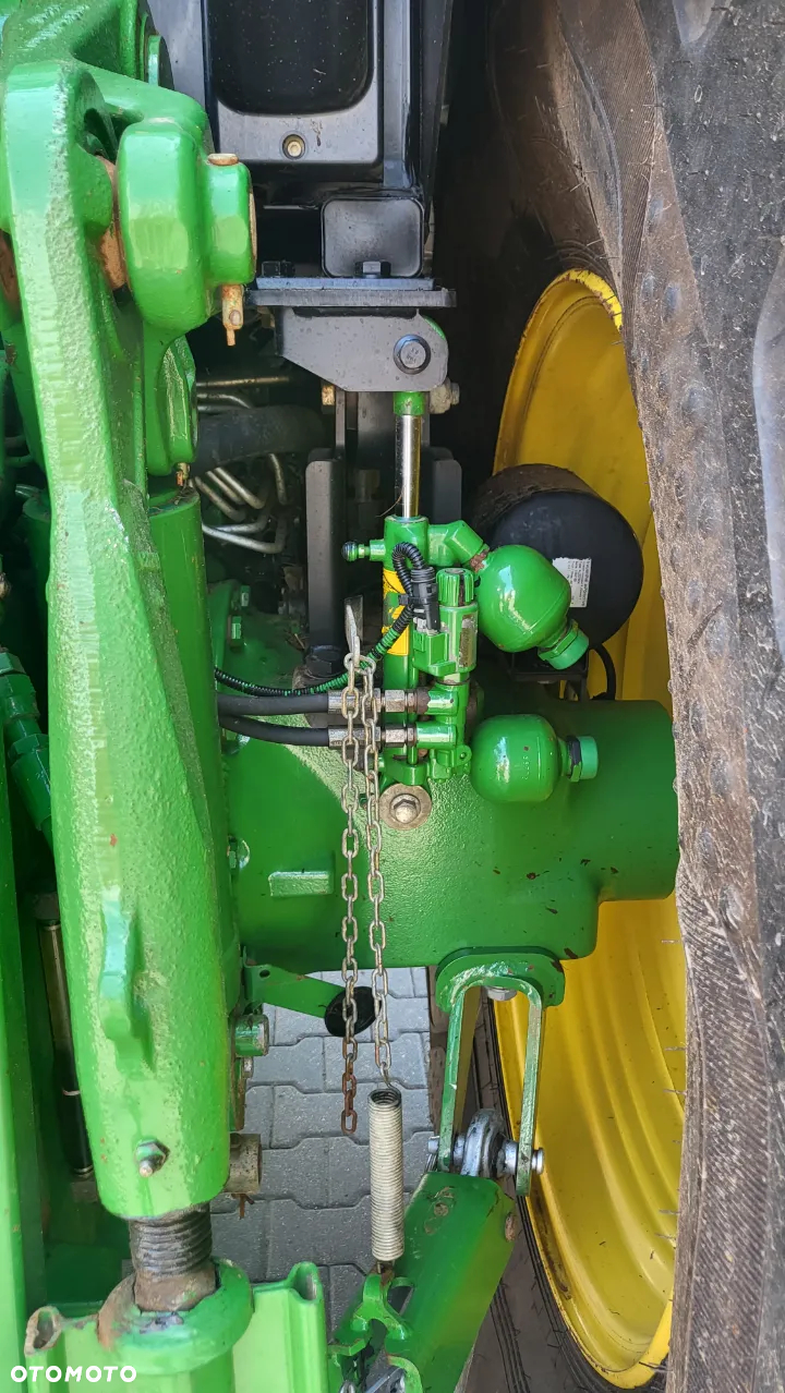 John Deere JD 6195R, AQ 50 km/h, nowe opony, komplet amortyzacji, pneumatyka - 12