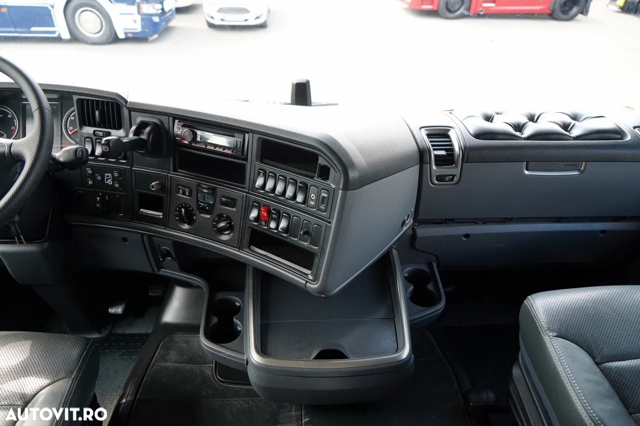 Scania R 580 / V8 / RETARDER / ALL ON PERNE / I-PARK COOL / SKIN / ANVELOPE 100% / DUPĂ CONTRACTUL DE SERVICE GOLDEN - 30