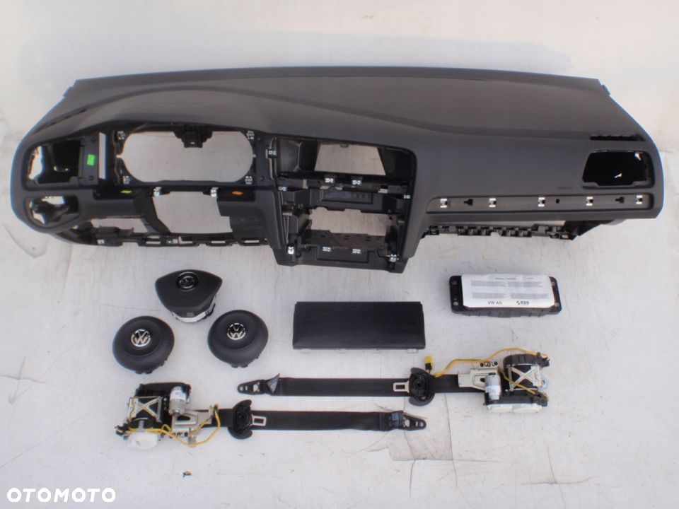 VW GOLF VII 7 DESKA KONSOLA KOKPIT PULPIT AIRBAG - 5