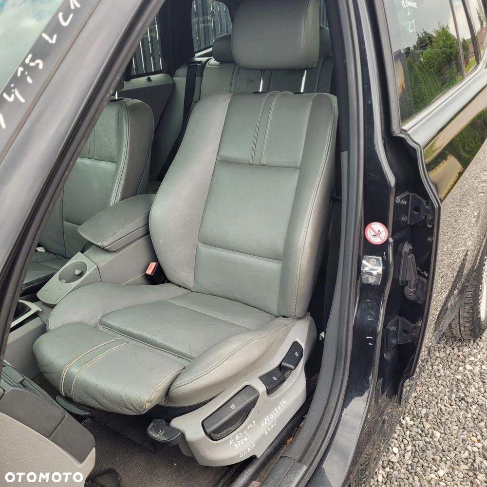 FOTEL LEWY PRZÓD PRZEDNI BMW X3 E83 SPORT GRZANY AMBIENTE GRAU C109 - 1