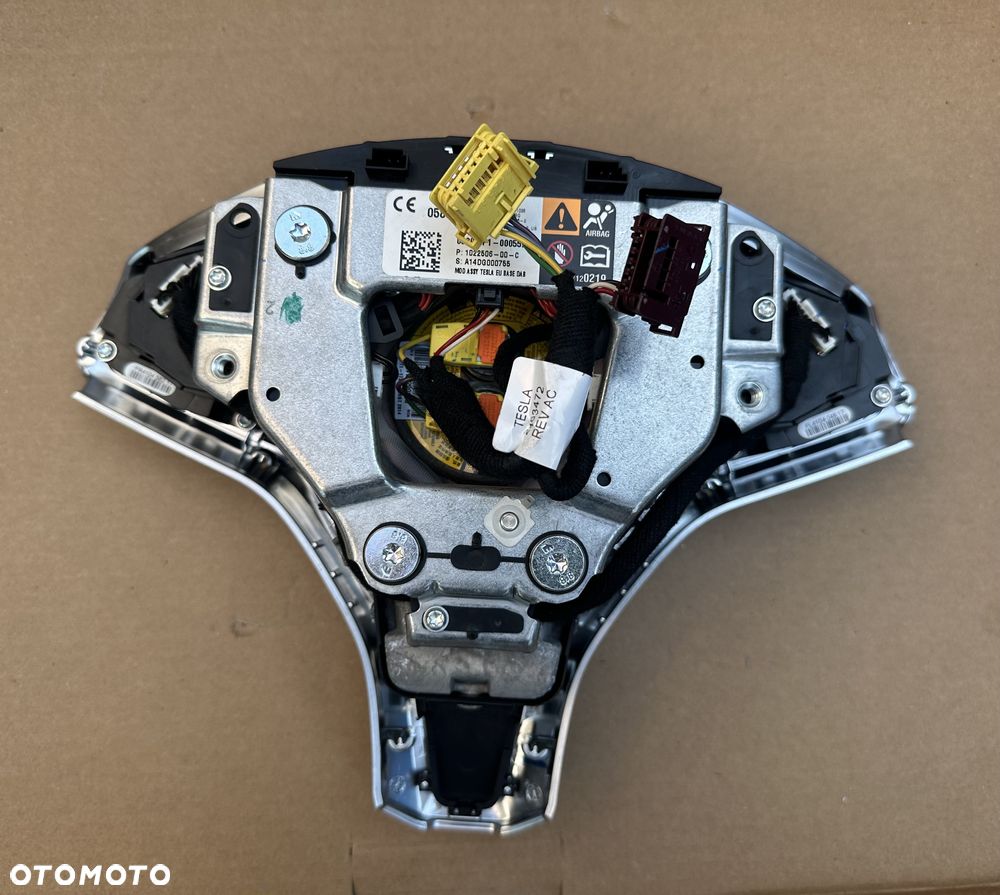 TESLA MODEL X KONSOLA AIRBAG PODUSZKA KIEROWNICY ORGINALNA NIEREGENEROWANA. - 6