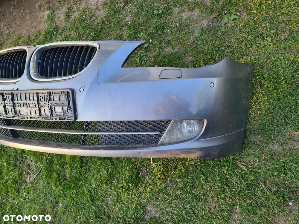 Kompletny zderzak przedni BMW E60 sedan E61 kombi po liftingu lift po 2008r PDC - 2