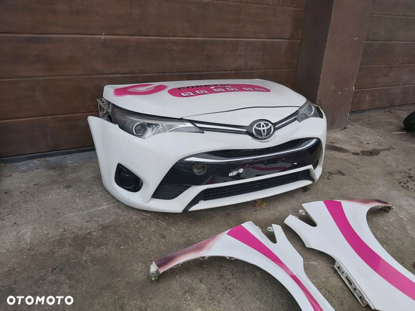 Toyota AVENSIS T27 lift zderzak przód kompletny maska błotnik pas przedni