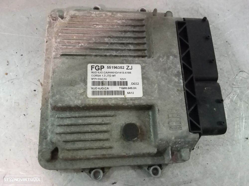 CENTRALINA DO MOTOR OPEL CORSA C 1.3CDTI 55196352 - 1
