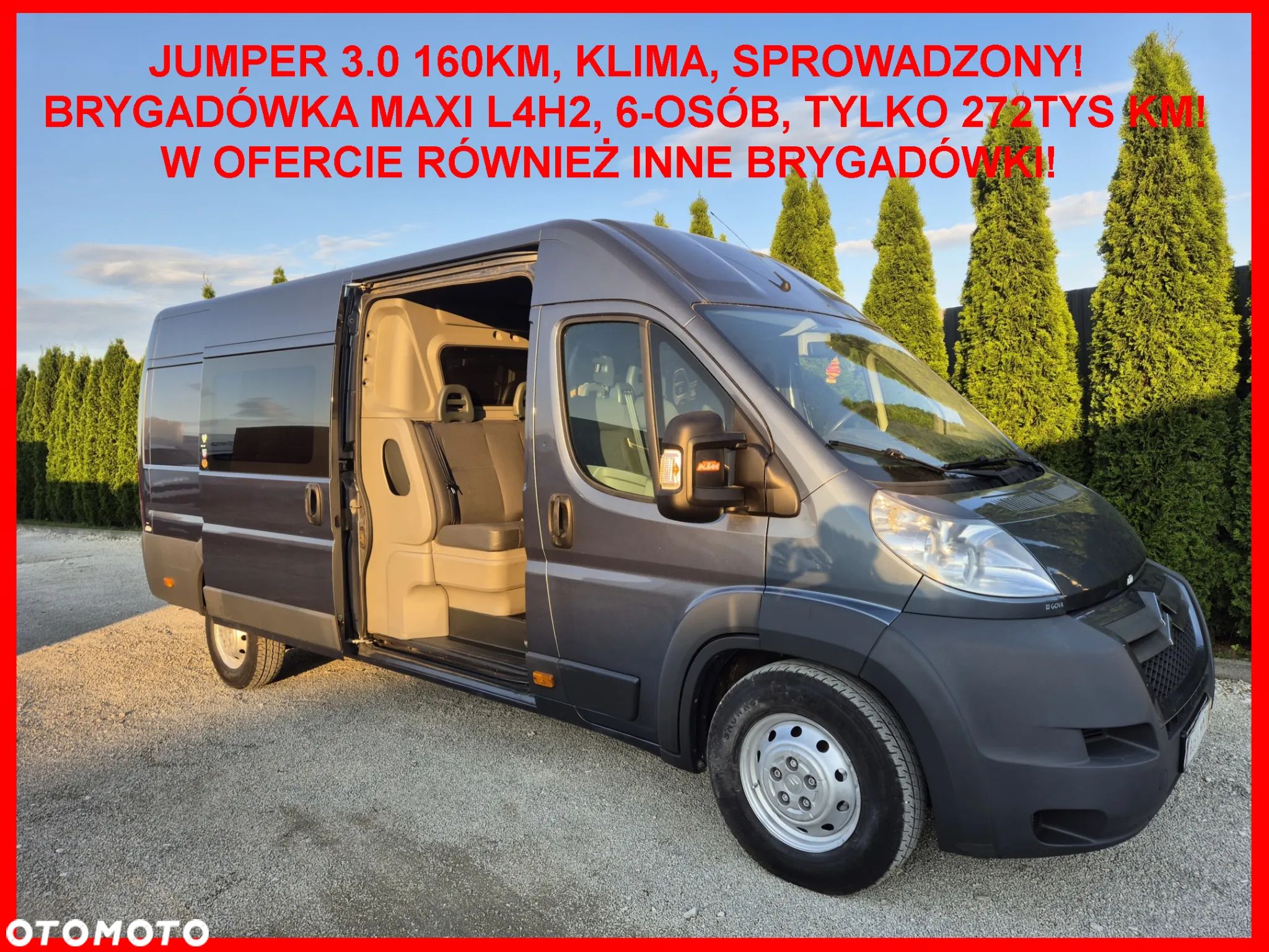 Citroën JUMPER 3.0 160KM Dubel Kabina - 1