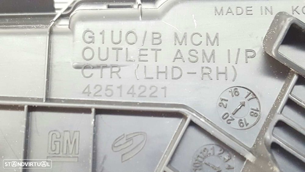 AREJADOR CENTRAL FRONTAL OPEL MOKKA X SELECTIVE START/STOP - 5