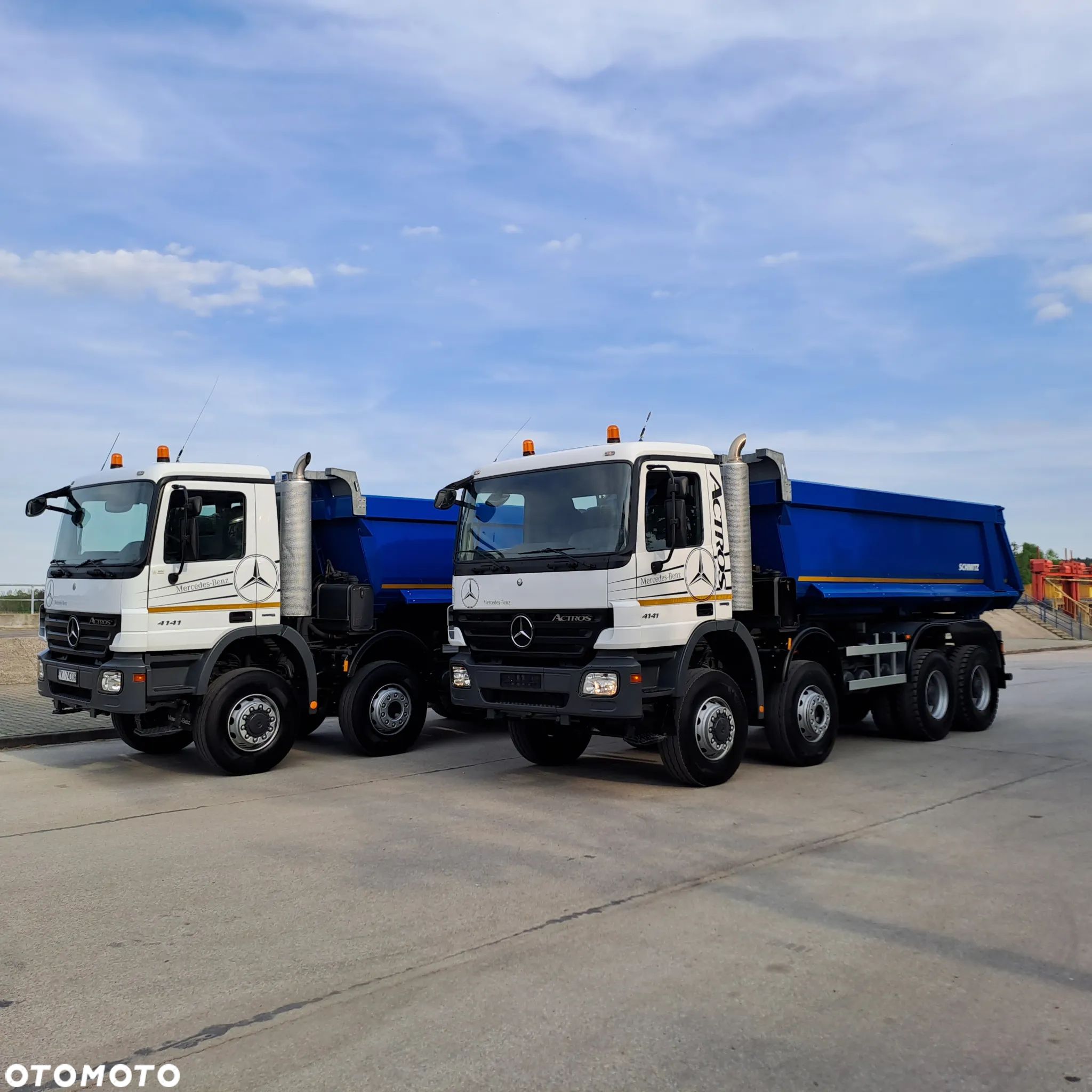 Mercedes-Benz ACTROS 4141 WYWROTKA / 8X6 / SCHMITZ / MANUAL / EURO 5 / MULDA / NIE 8X8 - 1